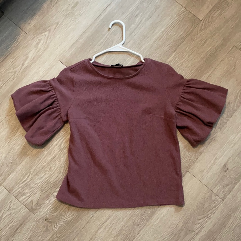 Mauve Short Sleeve Top